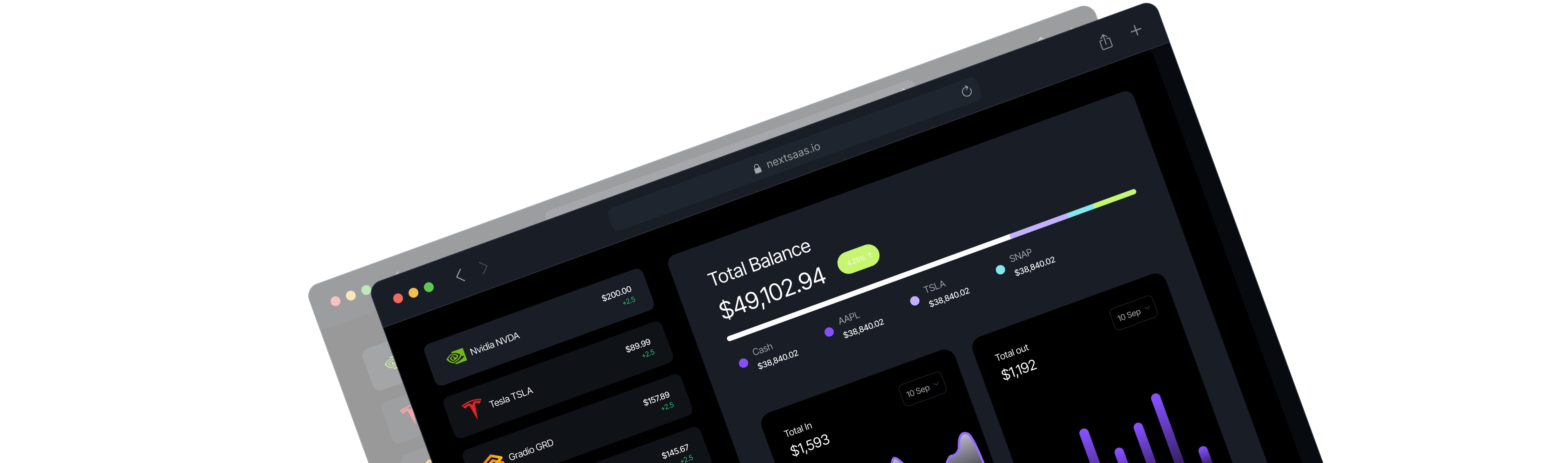 Sumu Hero Dashboard Dark Mode